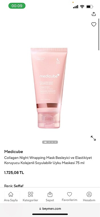 MEDICUBE-COLLAGEN NIGHT WRAP MASK 75ML
