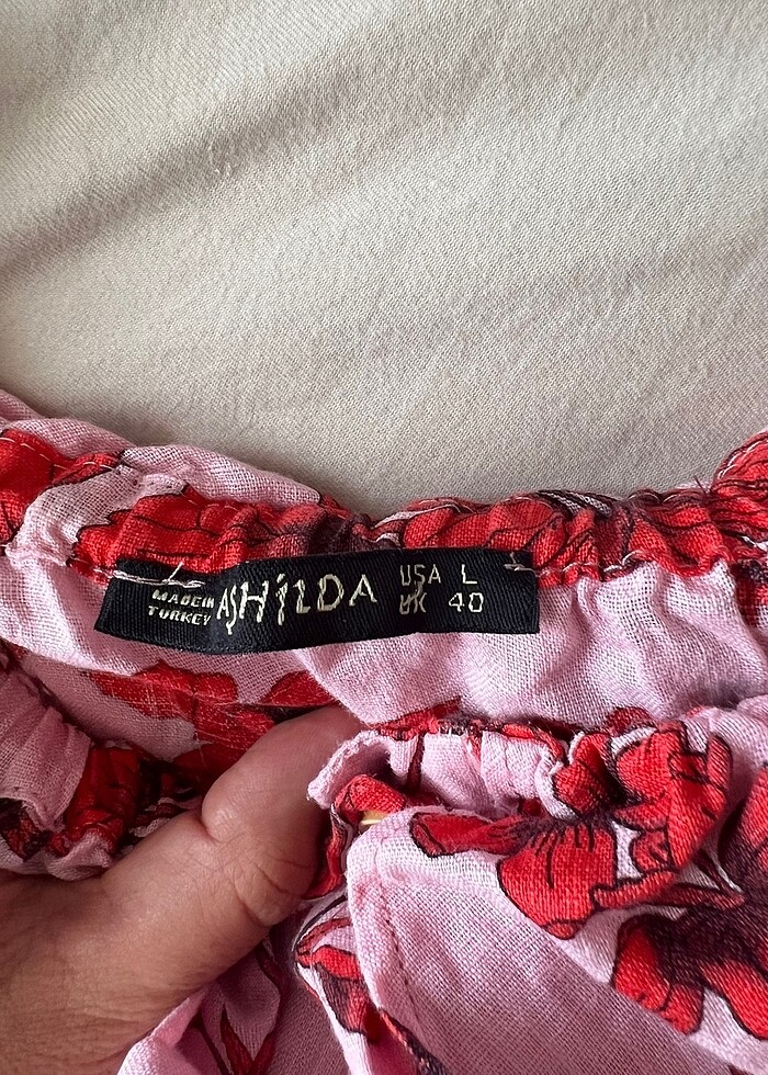 Keten elbise - Görsel 3