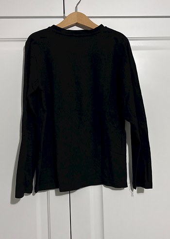 Erkek Çocuk Siyah Baskılı Sweatshirt - Görsel 4