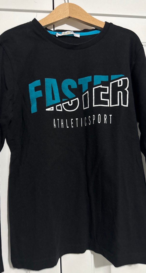 Erkek Çocuk Siyah Baskılı Sweatshirt - Görsel 2