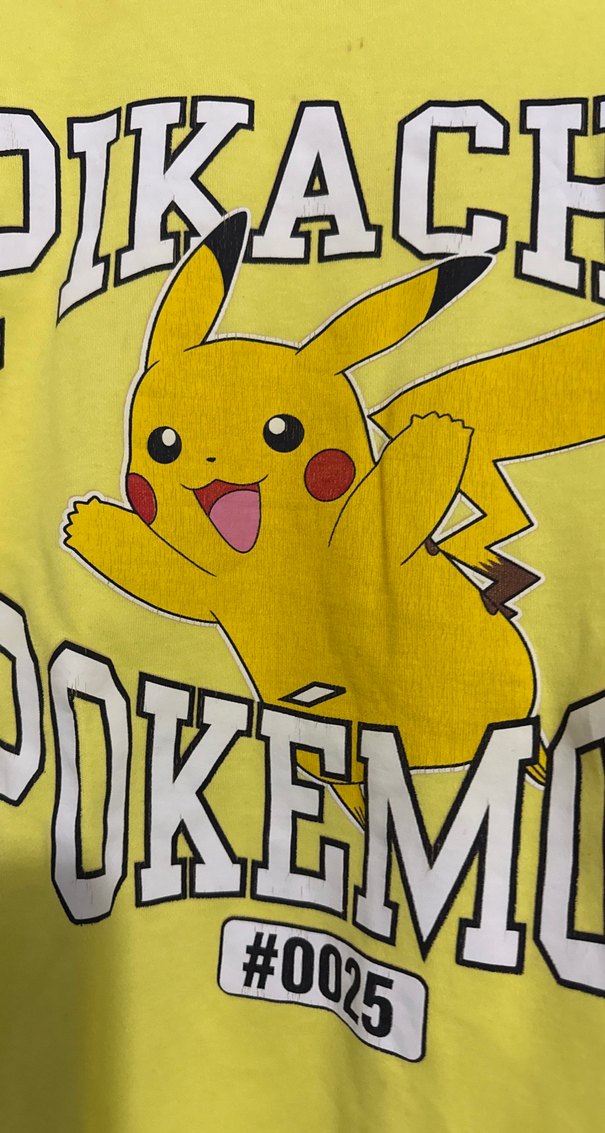 Sarı Pikachu Baskılı Erkek Sweatshirt - Görsel 4