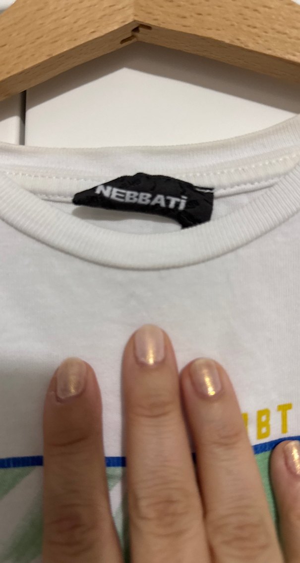 Erkek Beyaz Uzun Kollu Baskılı Tişört - Görsel 4