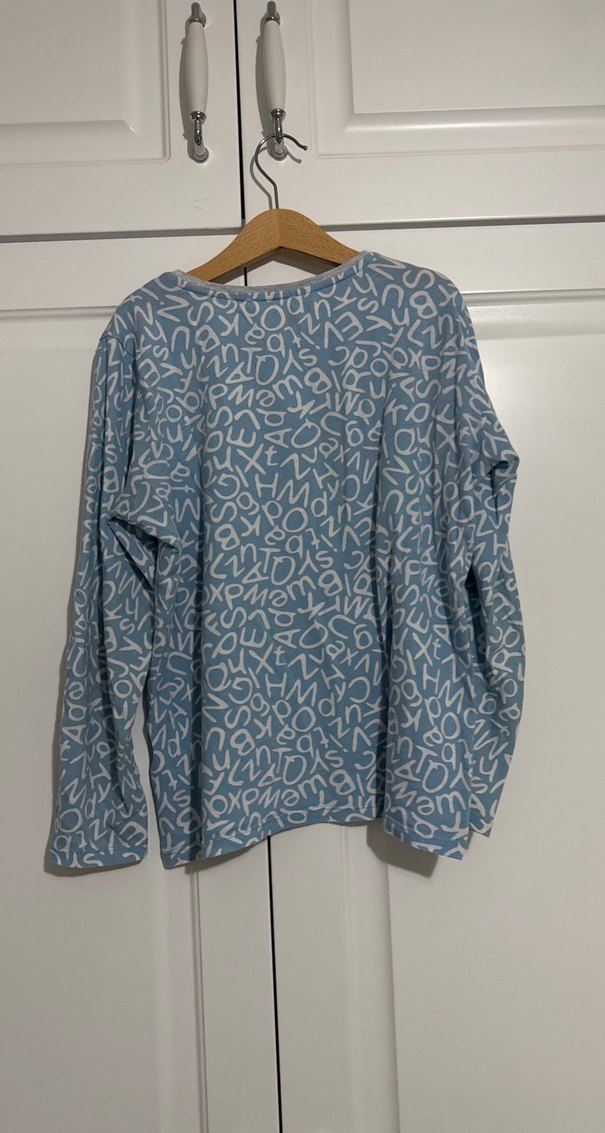 Mavi Desenli pijama üst - Görsel 4