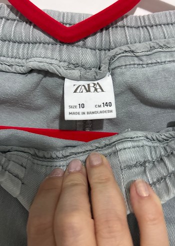 Erkek Çocuk Gri Bol Kesim paraşüt pantolon - Görsel 6