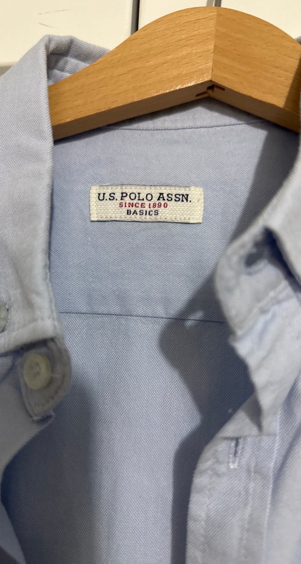 Mavi düğmeli gömlek - Görsel 4