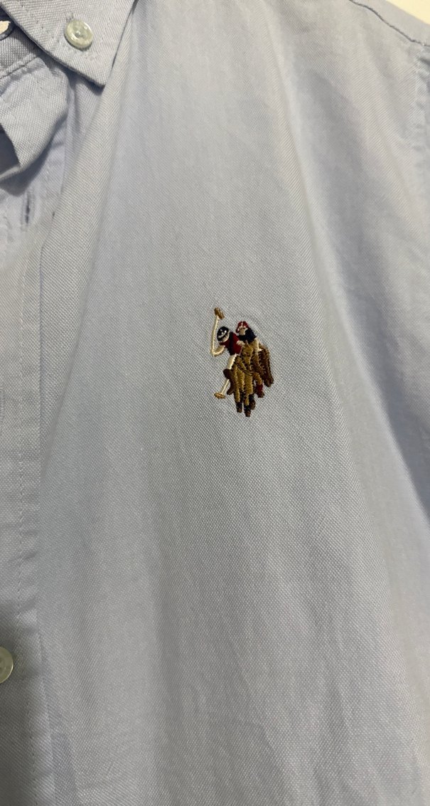 Mavi düğmeli gömlek - Görsel 3