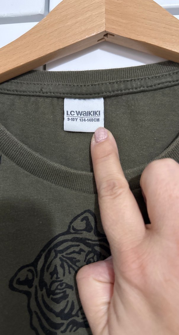 Erkek Çocuk Haki Baskılı Sweatshirt - Görsel 3