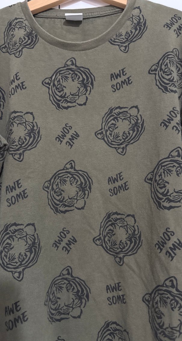 Erkek Çocuk Haki Baskılı Sweatshirt - Görsel 2