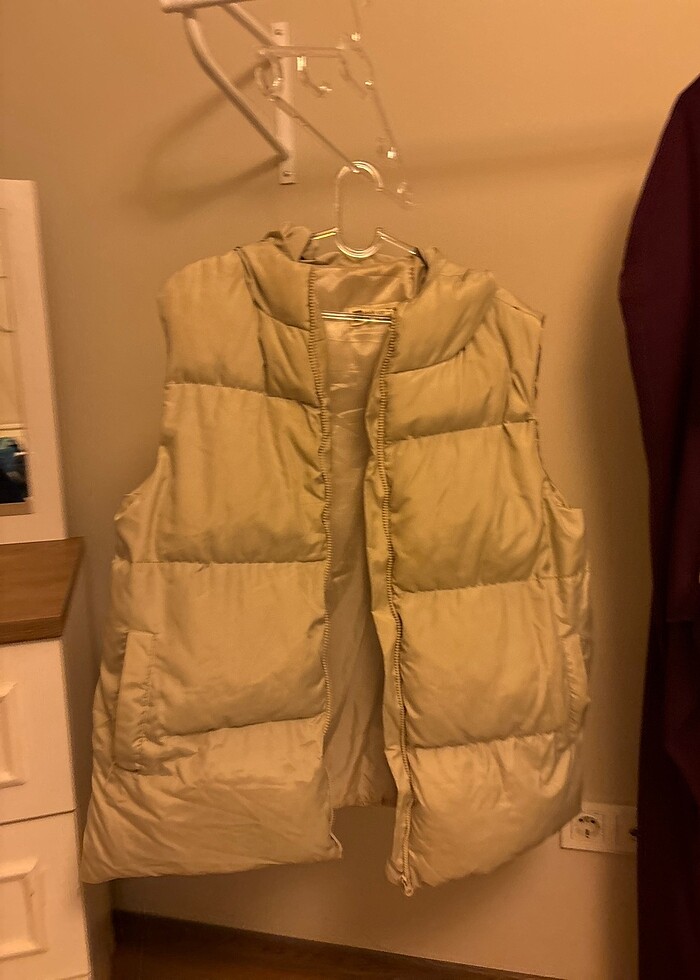 Krem şişme yelek - Görsel 4