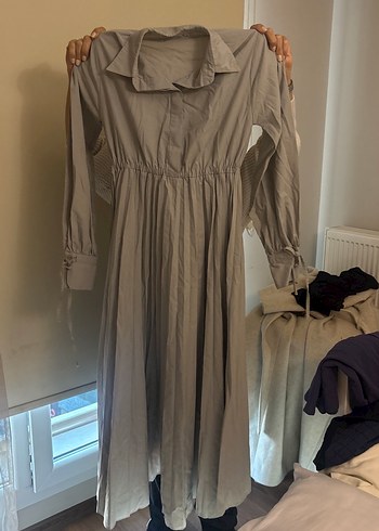 Elbise gri - Görsel 3