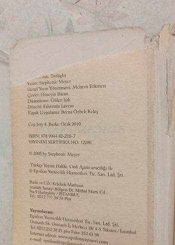  Alacakaranlık - Stephenie Meyer