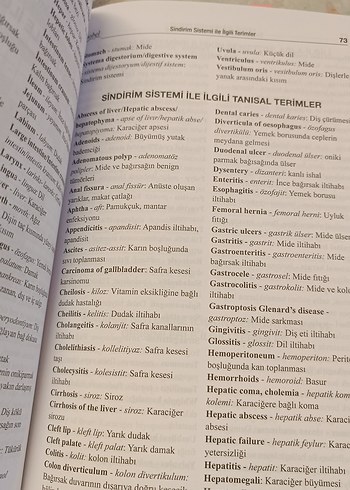  Sağlık Hizmetlerinde Tıbbi Terminoloji Kitabı