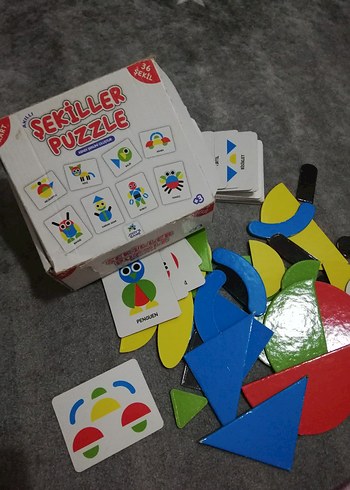 Renkli Şekiller Puzzle Eğitici Oyuncak