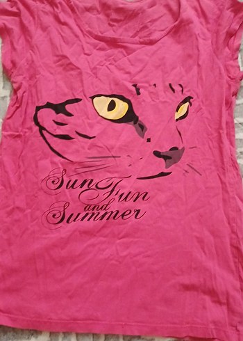 Parlak Pembe Desenli Kedi Kıyafeti - Görsel 2