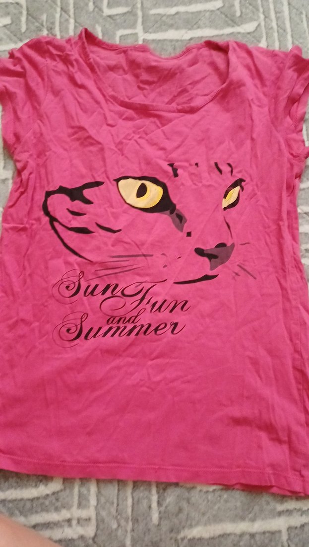 Parlak Pembe Desenli Kedi Kıyafeti - Görsel 2