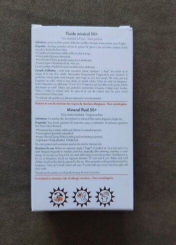Avene Avene SPF 50 + Mineral Fluide güneş koruyucu