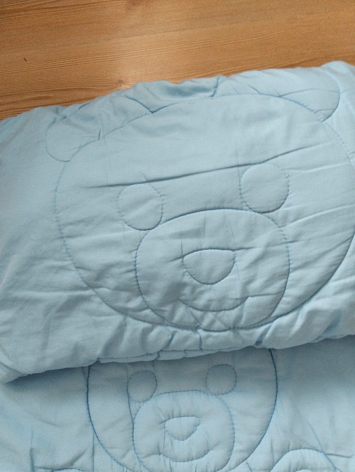 Nakışlı Mavi Bebek Uyku Seti - Görsel 3