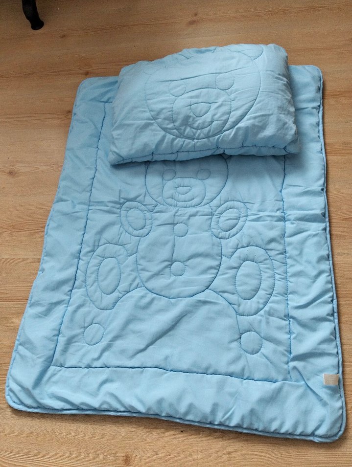 Nakışlı Mavi Bebek Uyku Seti - Görsel 2