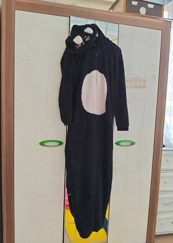 Siyah unisex uyku tulumu Kedi