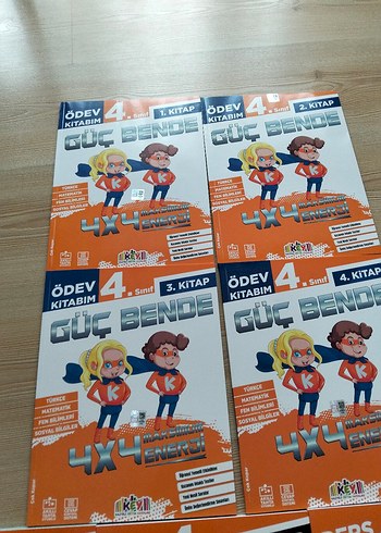 4. Sınıf 4x4 Ders Kitapları Seti key - Görsel 2