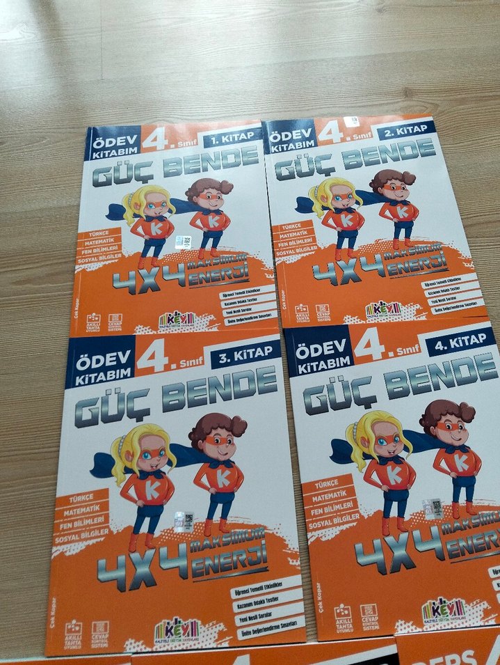 4. Sınıf 4x4 Ders Kitapları Seti key - Görsel 2