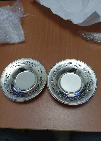 Parlak Altın Desensiz Tabak Seti - Görsel 3