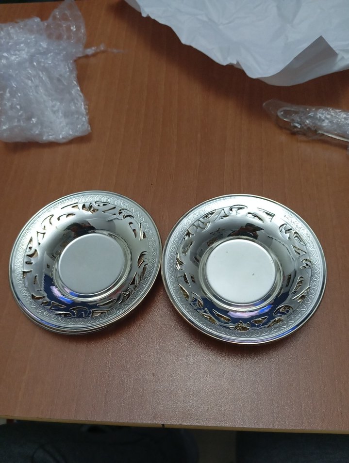 Parlak Altın Desensiz Tabak Seti - Görsel 3