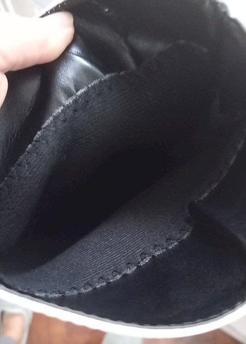 Beyaz Deri İnce Topuklu Dizüstü Kadın Çizme - Görsel 5