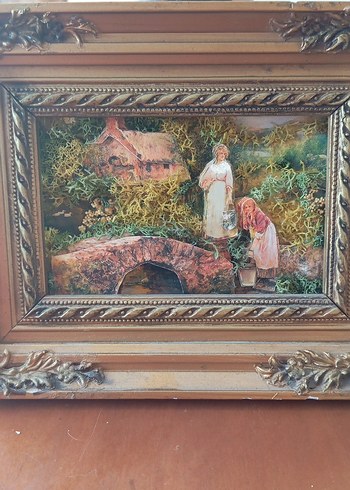 Parlak Altın Renkli Çerçeveli Tablo - Görsel 2