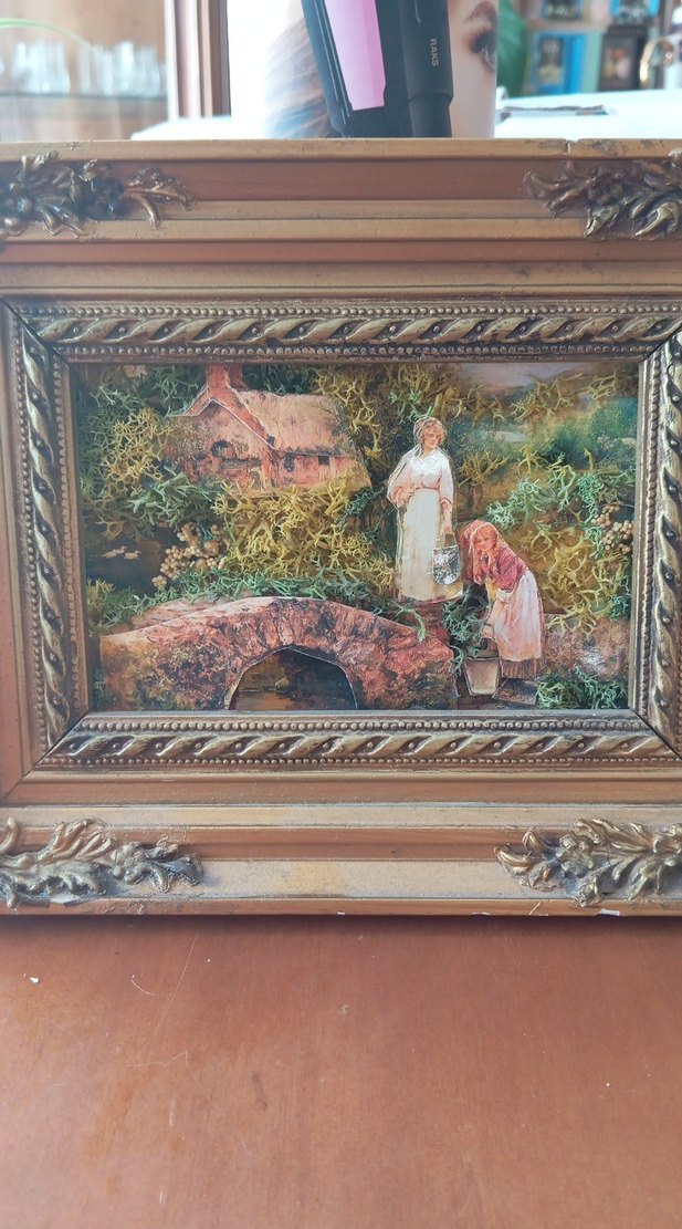 Parlak Altın Renkli Çerçeveli Tablo - Görsel 2