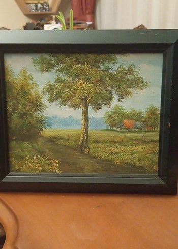 Yeşil Doğa Manzaralı Çerçeveli Tablo - Görsel 2