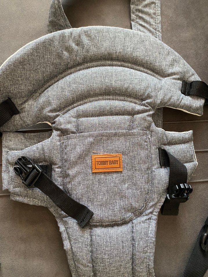 Gri Bebek Taşıyıcı Kanguru - Görsel 2