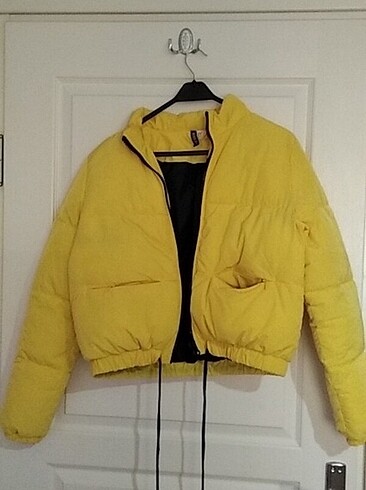 H&M H&M marka sarı mont s beden