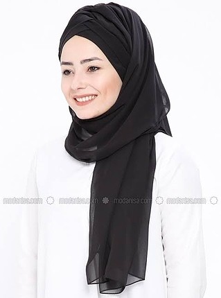 Siyah Bone Şal