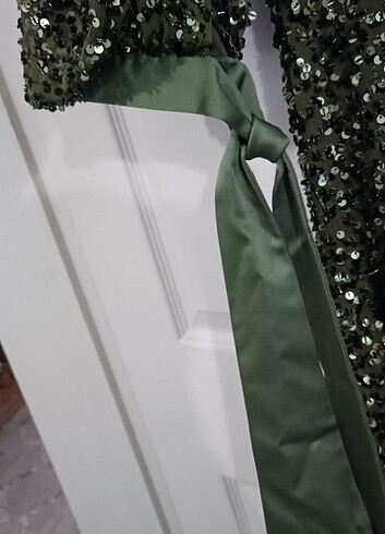 Abiye yeşil  - Görsel 4