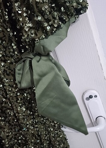 Abiye yeşil  - Görsel 5