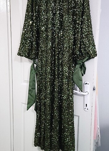 Abiye yeşil  - Görsel 6