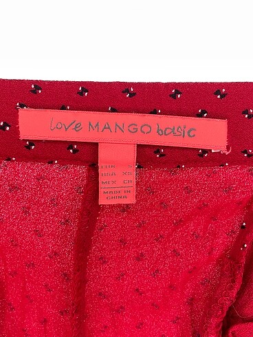 s Beden kırmızı Renk Mango Kumaş Pantolon %70 İndirimli.