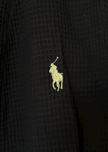 Lacivert Uzun Kollu Bornoz - Görsel 7