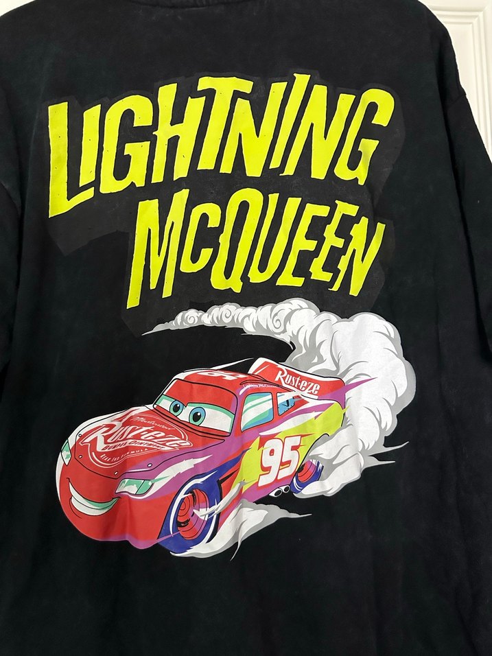 Çocuk Siyah Baskılı Kısa Kollu Tişört - Görsel 3