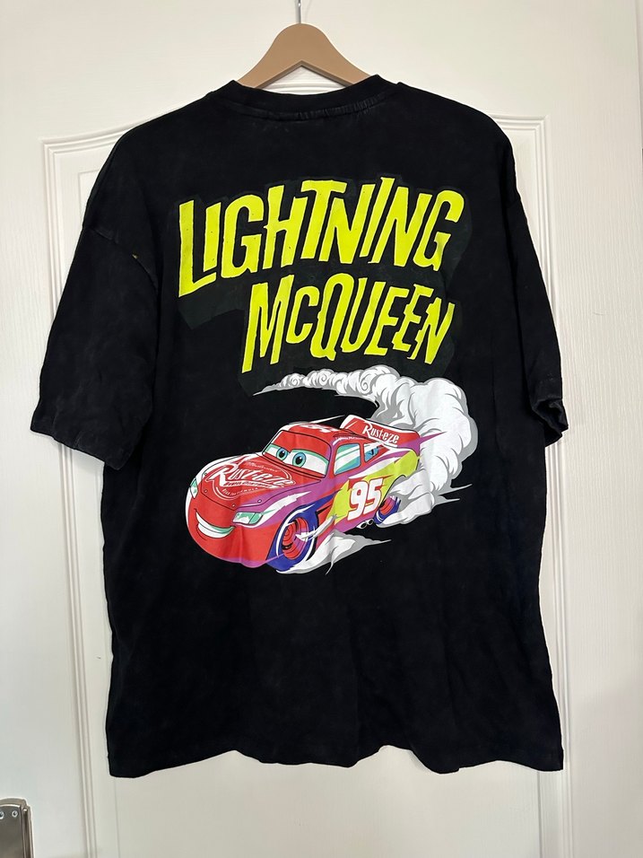 Çocuk Siyah Baskılı Kısa Kollu Tişört - Görsel 5