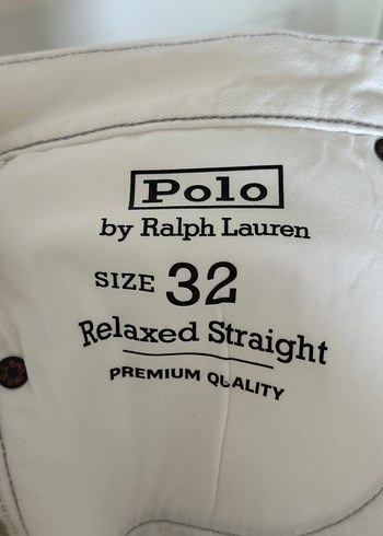 Beyaz Polo Baskılı Erkek Denim Pantolon - Görsel 10