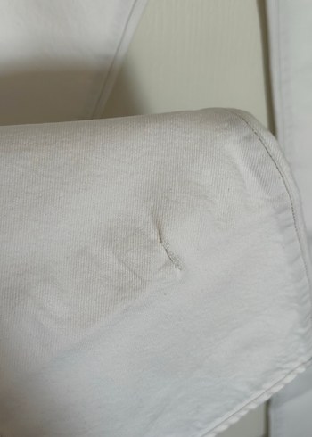 Beyaz Polo Baskılı Erkek Denim Pantolon - Görsel 6