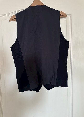 Düğmeli Siyah Erkek Yelek - Görsel 2