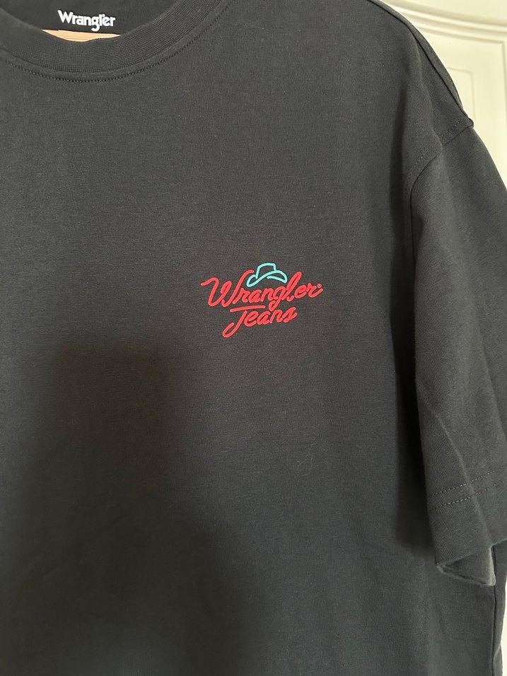 Erkek Siyah Oversize Pamuk Tişört - Görsel 2