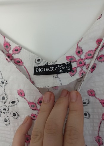 Dantel Detaylı V Yaka Hamile Midi Elbise - Görsel 3