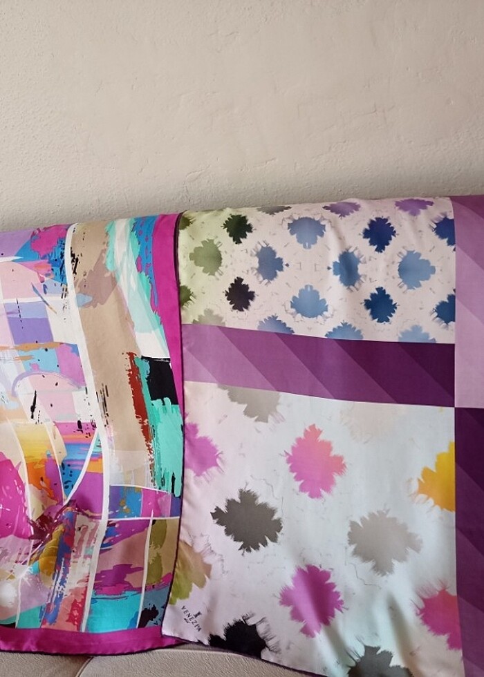 Wenezia ipek eşarp twil  - Görsel 3