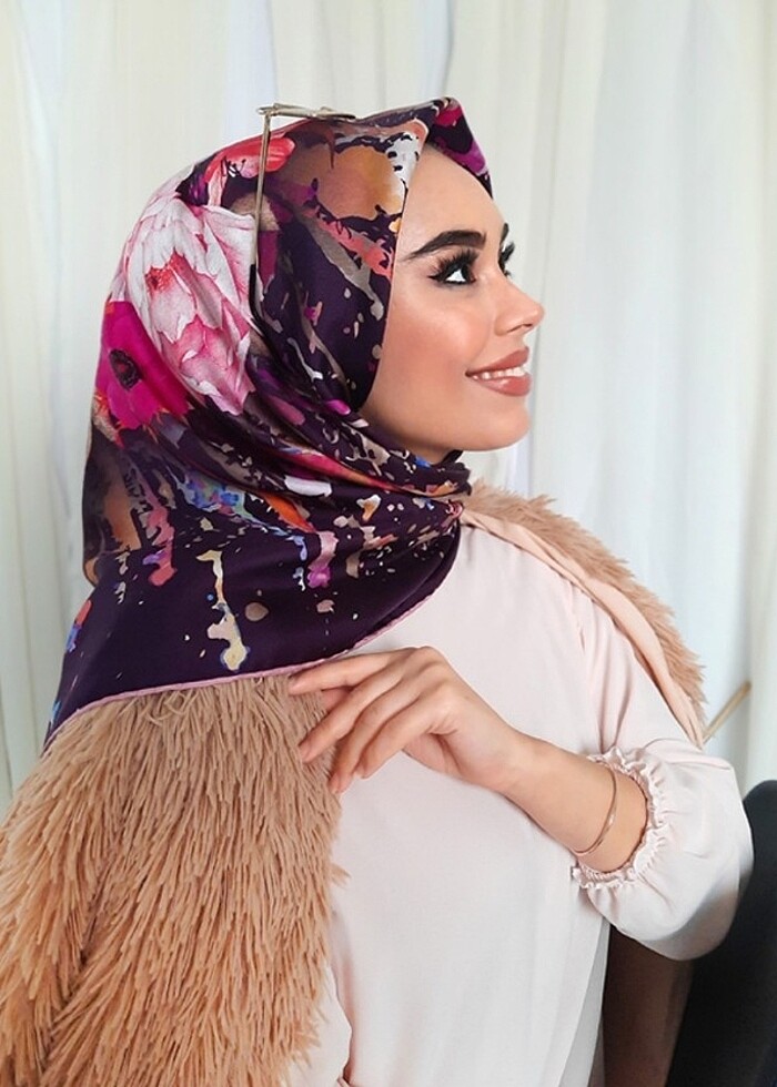 İpek eşarp - Görsel 5