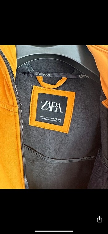 l Beden turuncu Renk Zara technical ceket