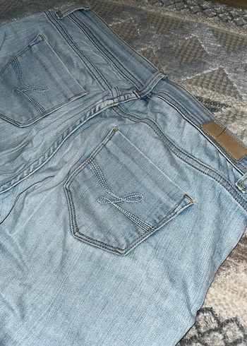 Günlük Rahat Mavi Kot Şort - Görsel 3